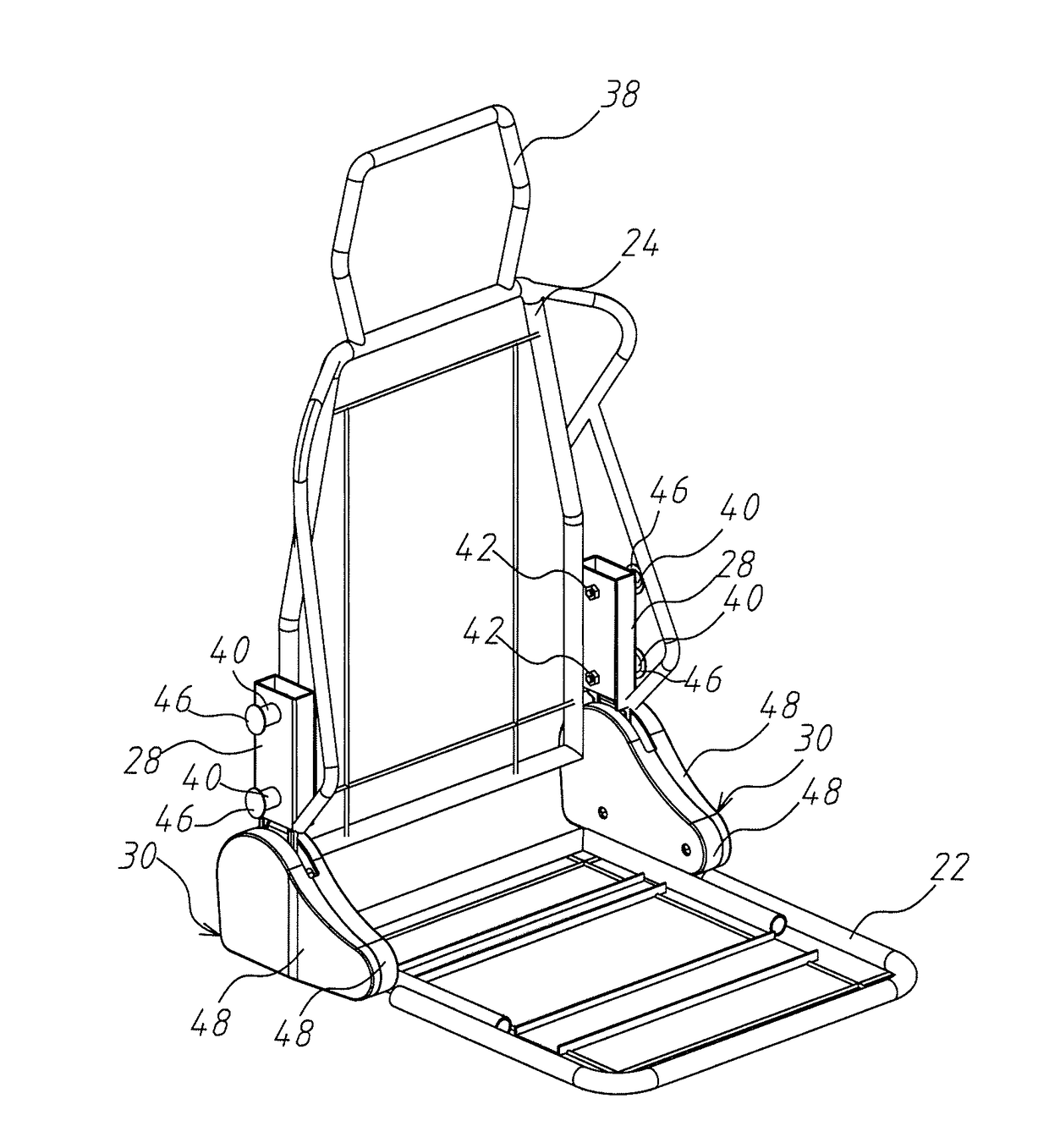 Assembled chair