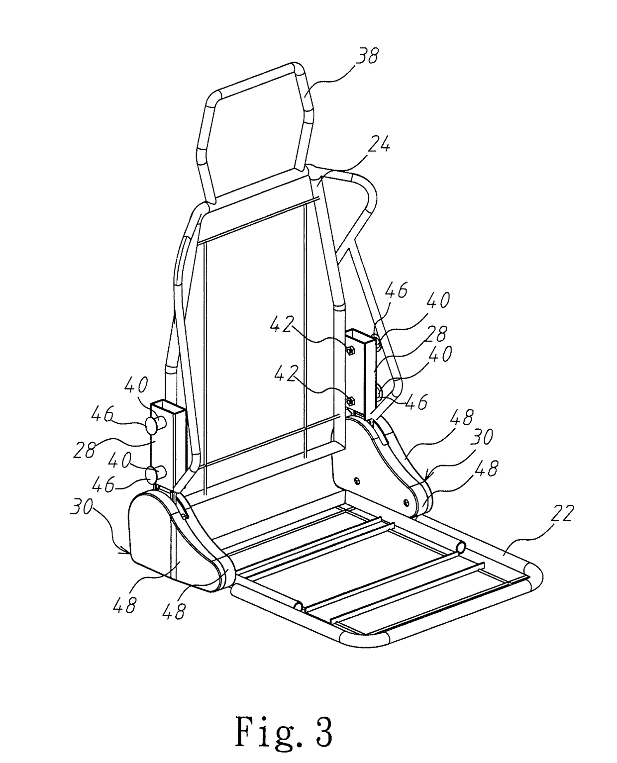 Assembled chair