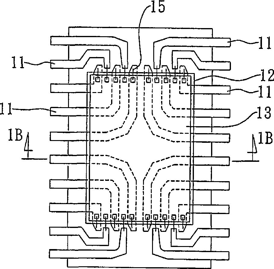 Conductive wire type semiconductor device and conductive wire rack thereof
