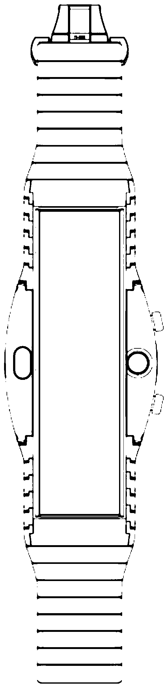 Interface self-adaptive adaptation method and device, wearable equipment and storage medium