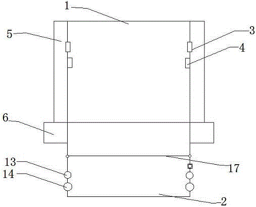 A rock wool trimming device