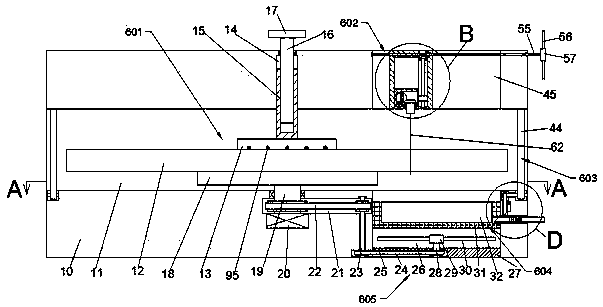 Material cutting device for producing bamboo-wood furniture