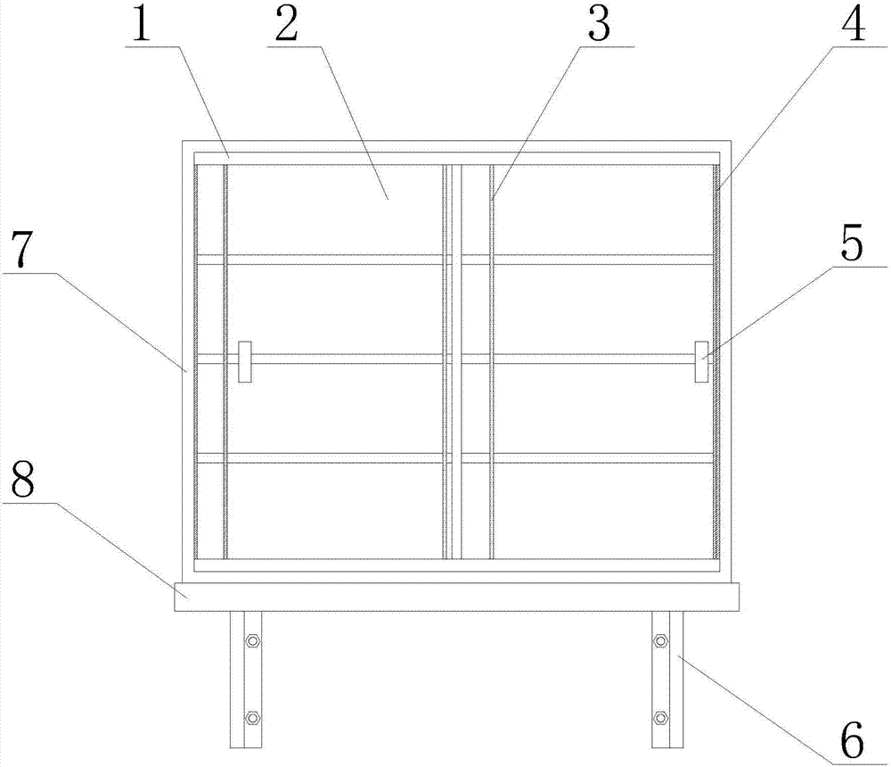 Laboratory work table capable of preventing pollution