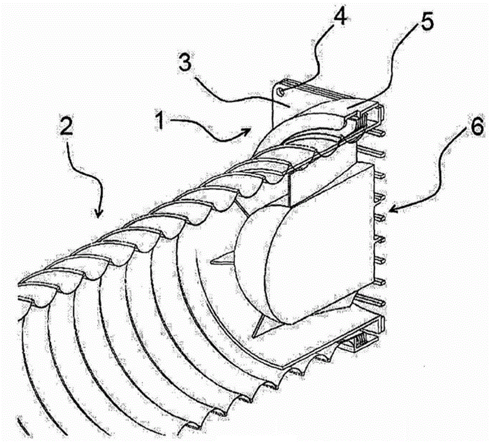 Practical flexible connecting apparatus for ventilation duct