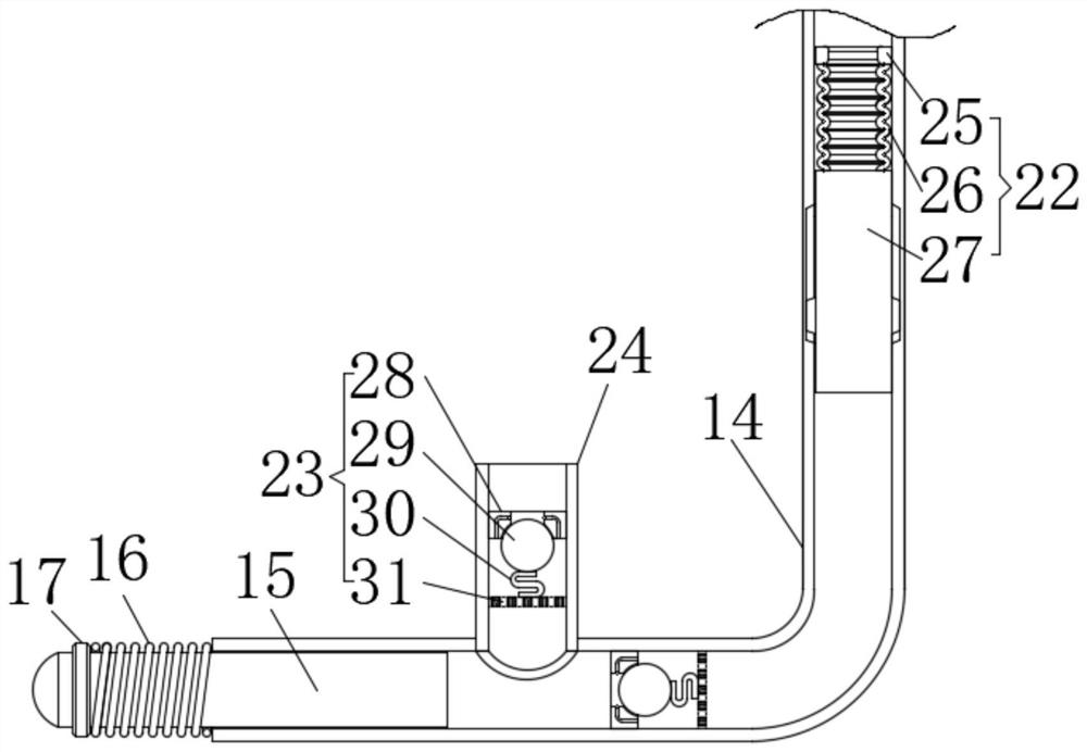 Straightening device for steel bar hoop bending machine