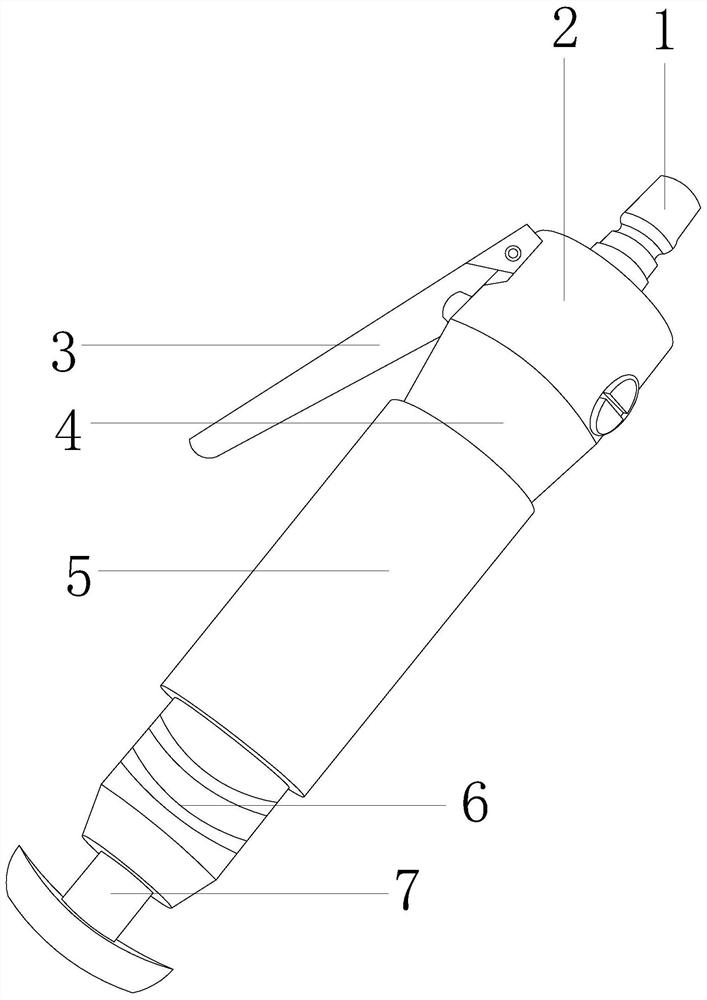 A beating device for polishing heel fabric with pull-twist buckle for making shoes