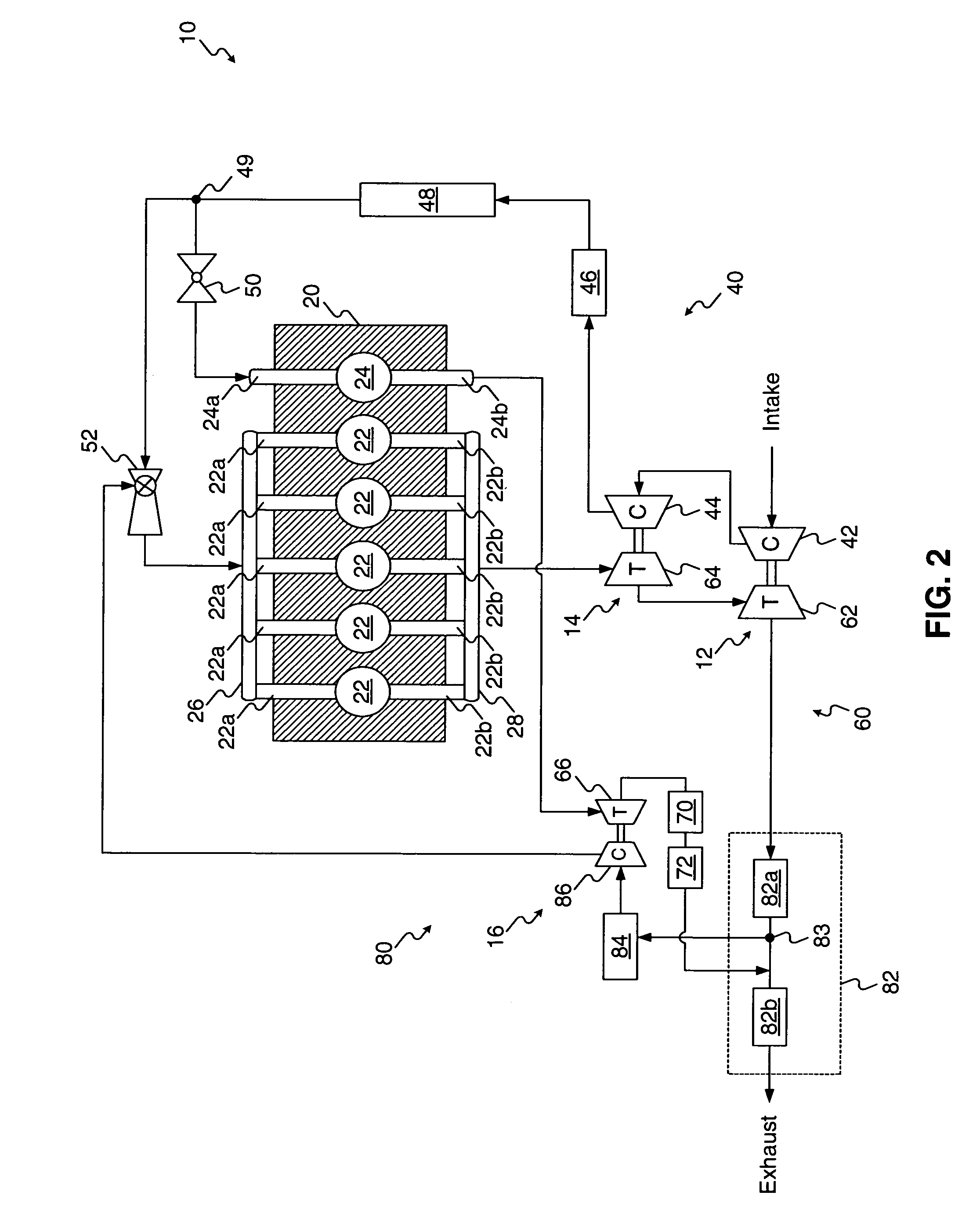 Turbocharged exhaust gas recirculation system