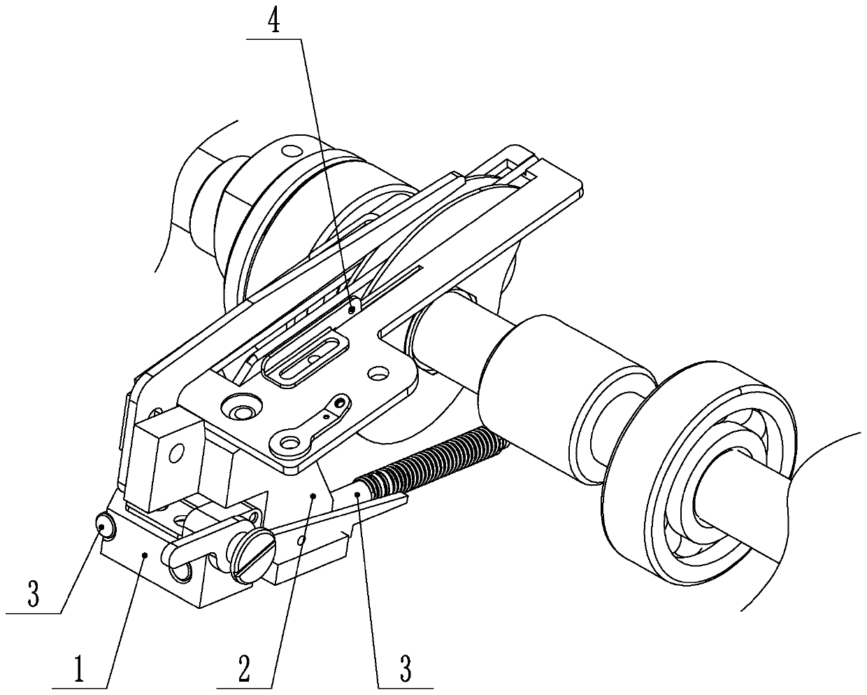 Bottom thread stand structure and sewing machine