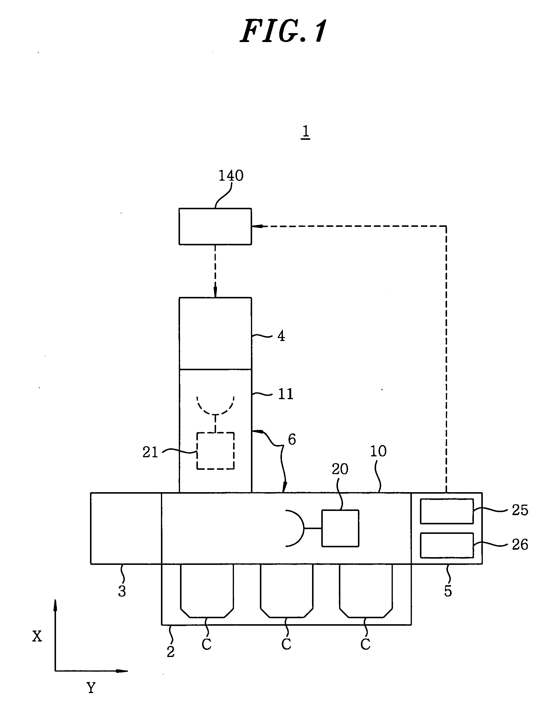 Gas setting method, gas setting apparatus, etching apparatus and substrate processing system
