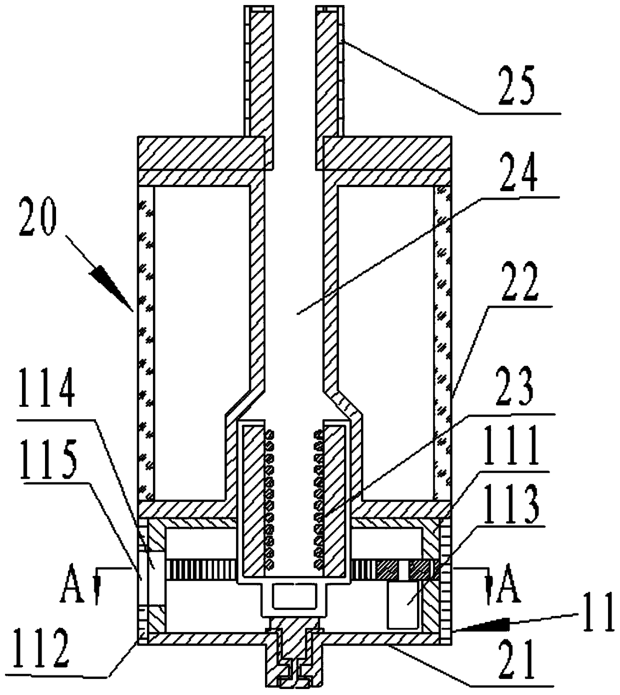 Gas-regulating mechanism, electronic cigarette containing the gas-regulating mechanism and gas-regulating method thereof