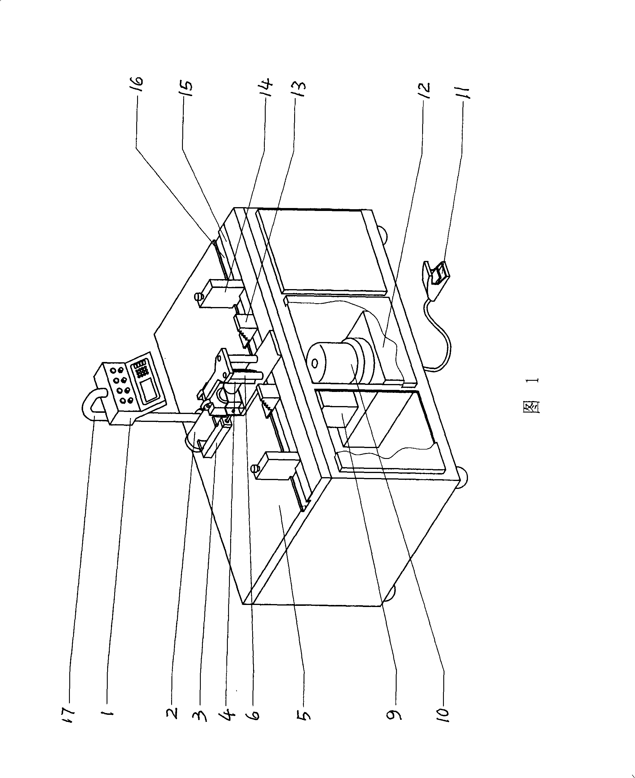 Numerical control bending machine and bending method thereof