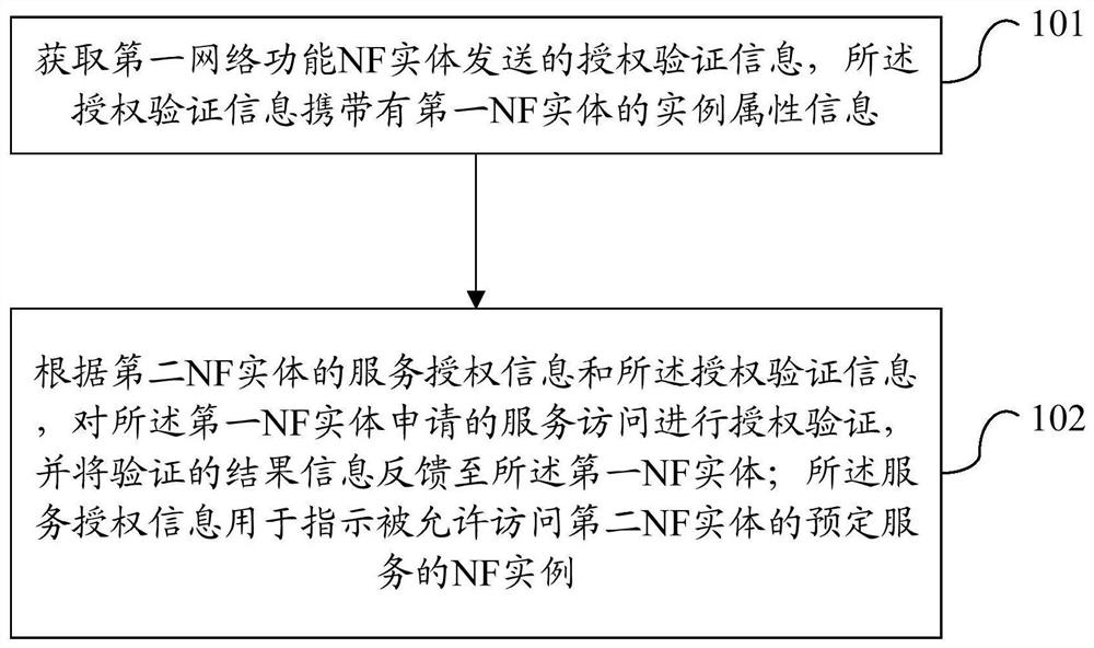 Network function authorization method, device, readable storage medium and physical device