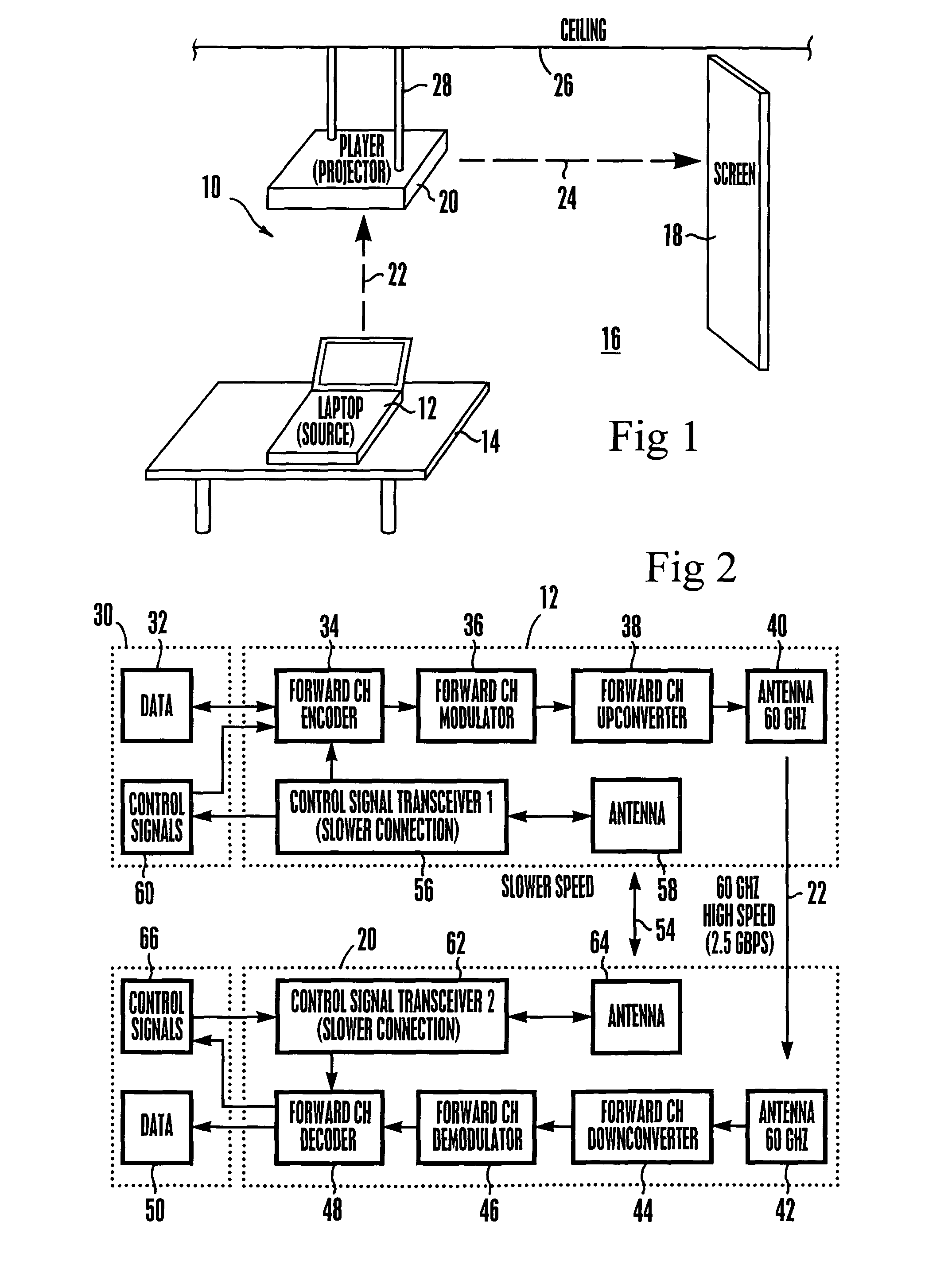 Method and system for wireless digital video presentation