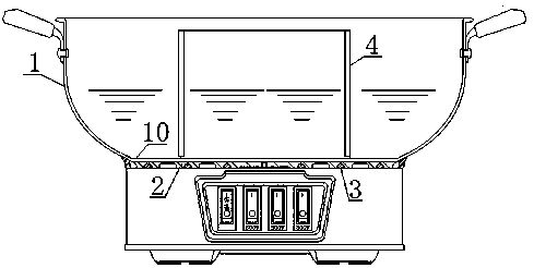 Energy-saving rapid electric cooker heating method and electric cooker thereof