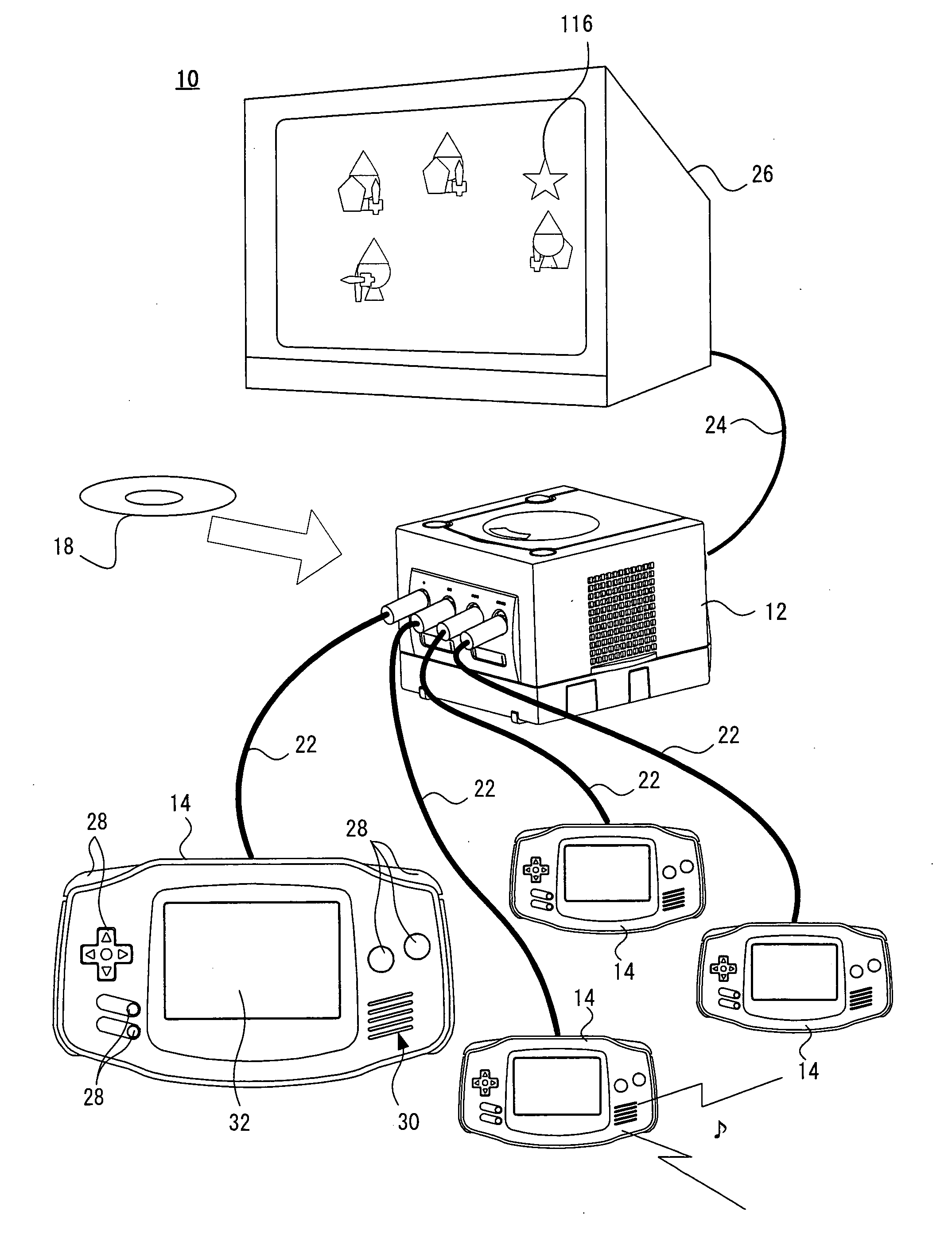 Game system playable by plurality of players, game apparatus and storage medium storing game program