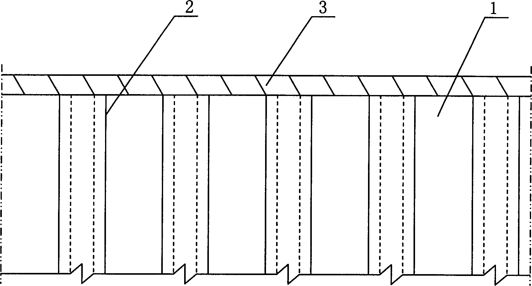 Method of reinforcing soft base using large diameter thin wall pipe pole composite ground