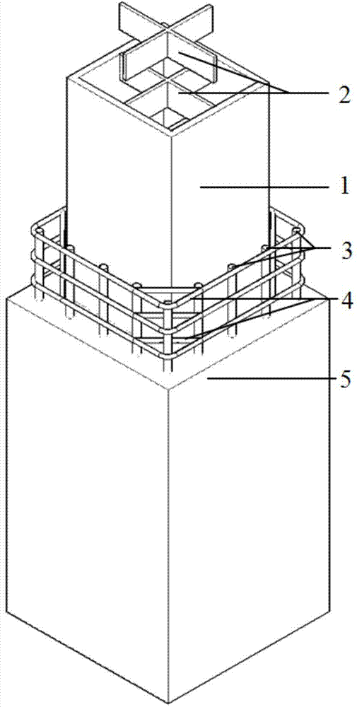 Box-type steel bone confined concrete column with cross constraint batten plates and fabrication method of column