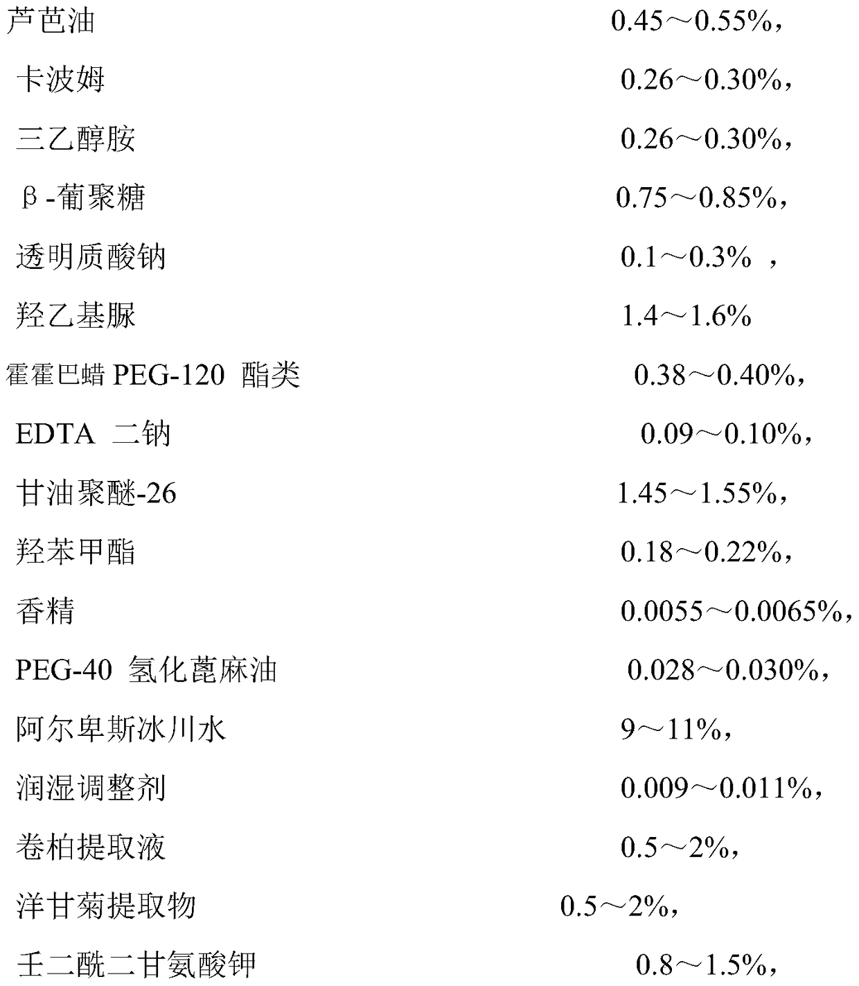 Condensation containing Chinese herbal medicine extract and preparation method thereof