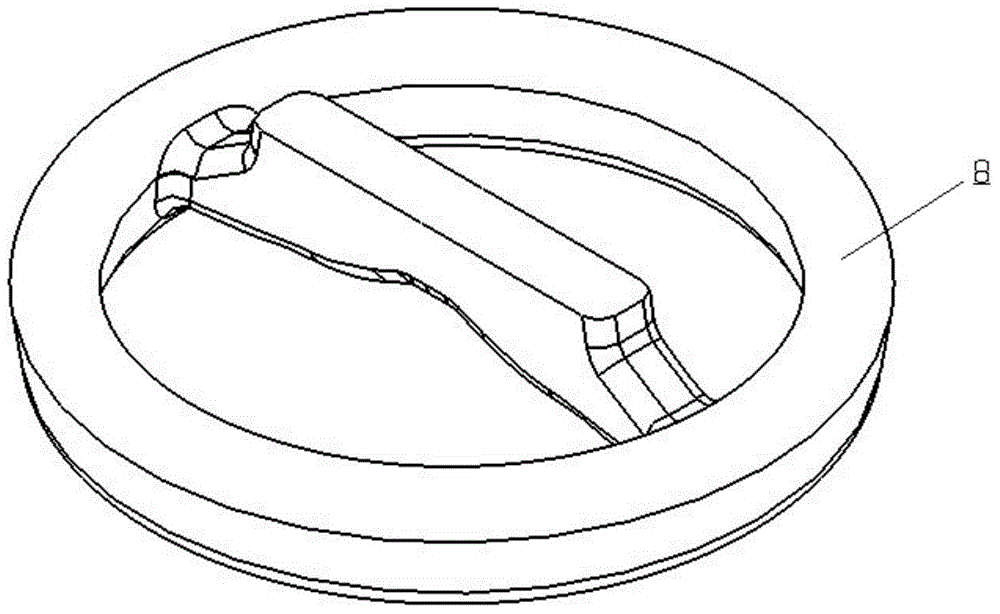 A beam type salt core pressing mold and method for manufacturing salt core