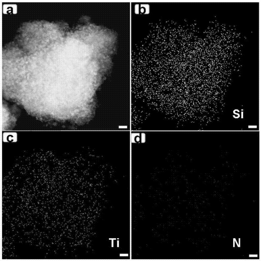 Compound mesoporous photocatalyst and preparation method thereof