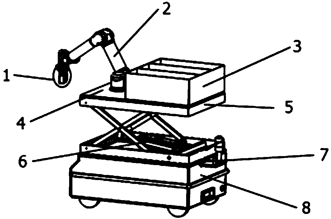 Intelligent carrying robot trolley and management method thereof