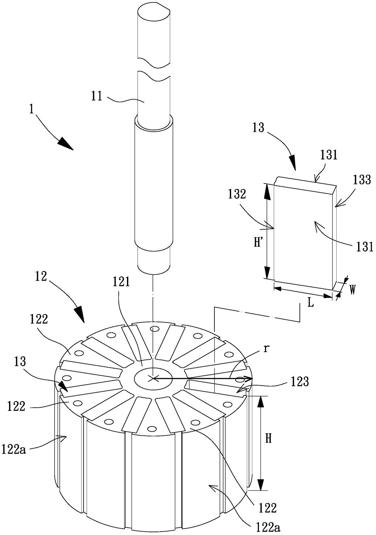 Inner Rotor Motor, Rotor of Inner Rotor Motor and Selection Method of Its Size