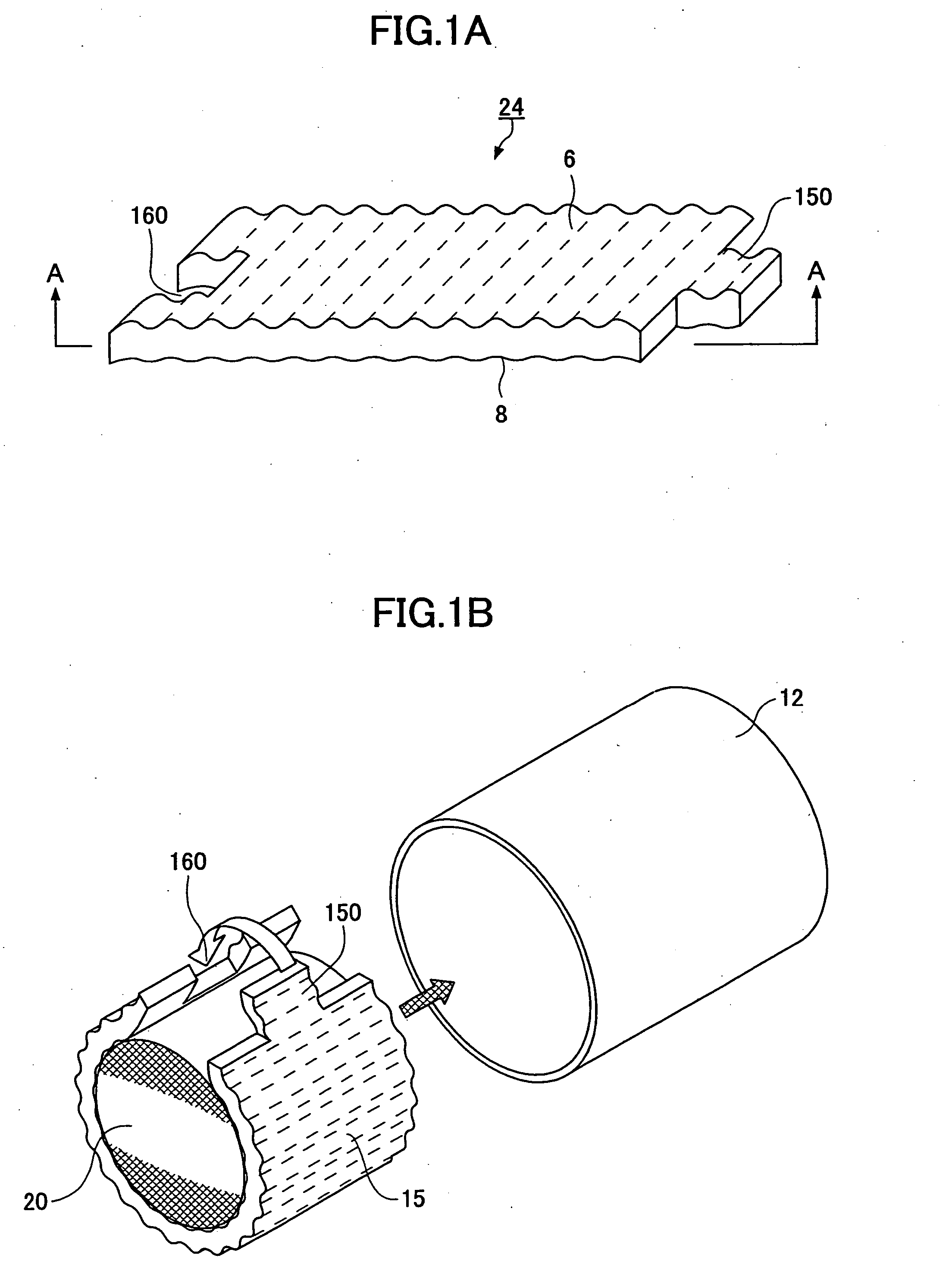 Holding and sealing member and exhaust emission control device