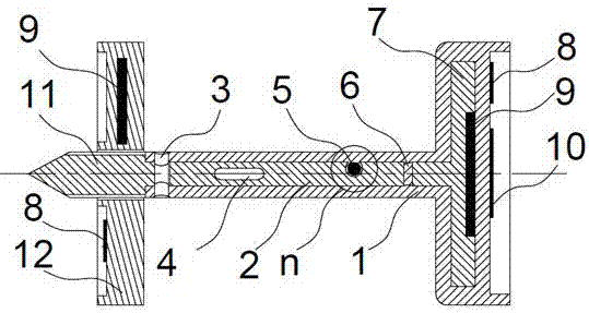 Metal magnetic wire mark for broad tonguefish