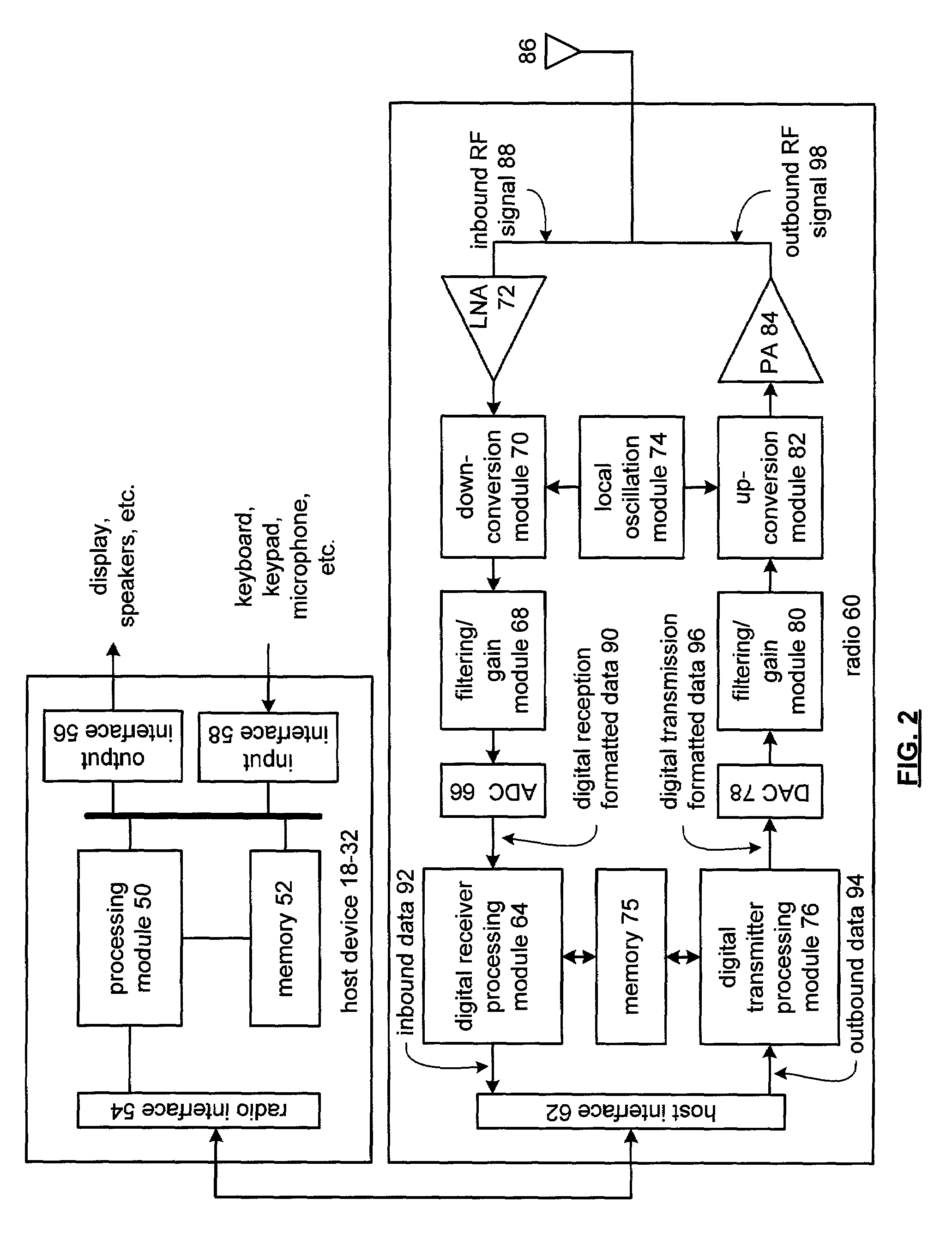 Programmable mutlistage amplifier and radio applications thereof