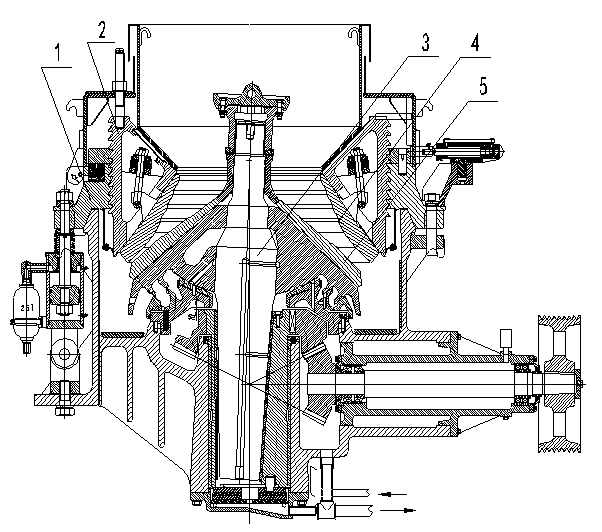 All-weather conical sand maker and self-adjustment method