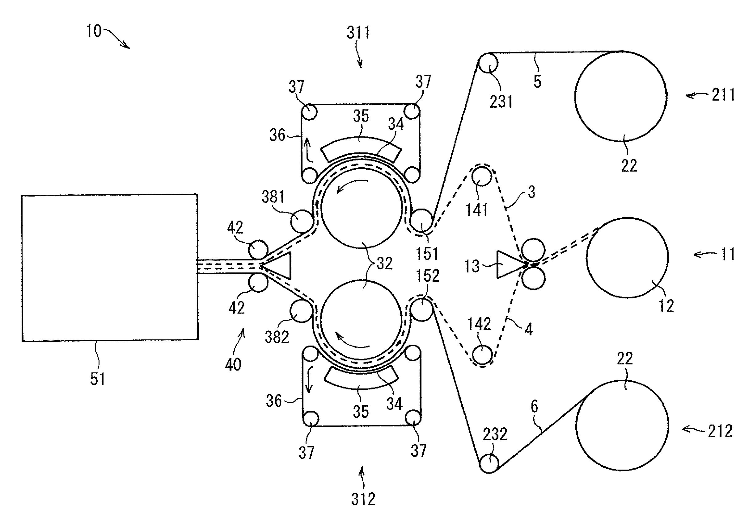 Method and device for manufacturing bag with clamping device
