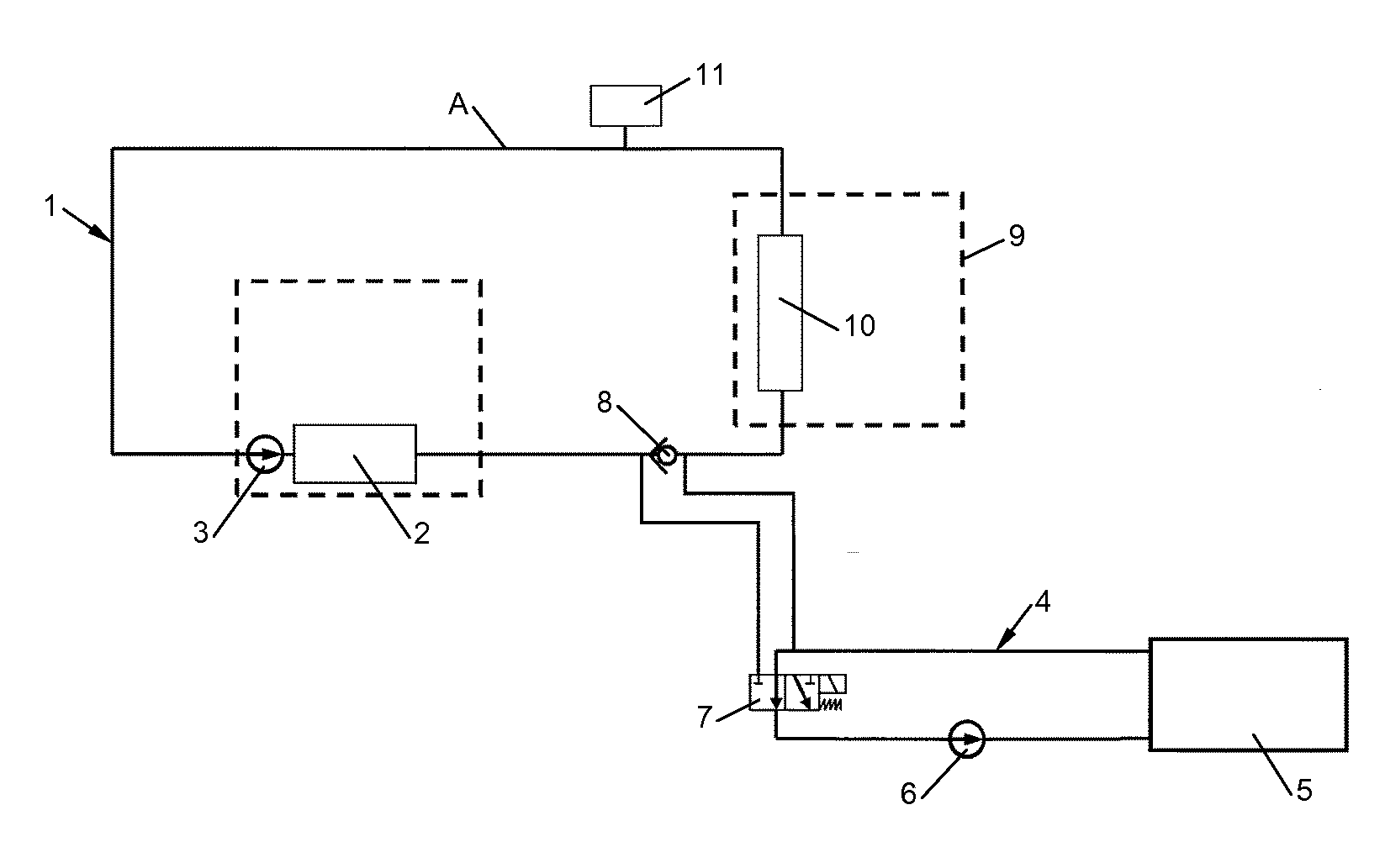 Heating/cooling system for a battery of a motor vehicle, and operating method for the same