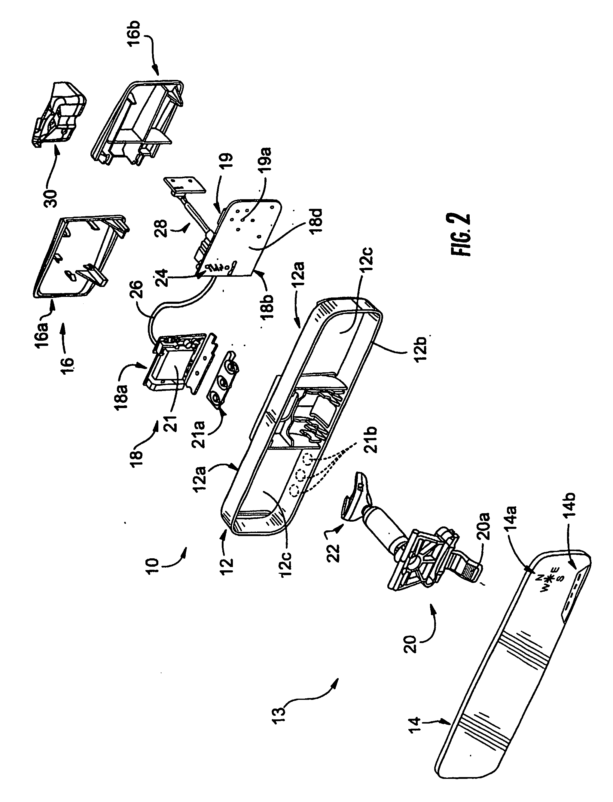 Mirror assembly for vehicle