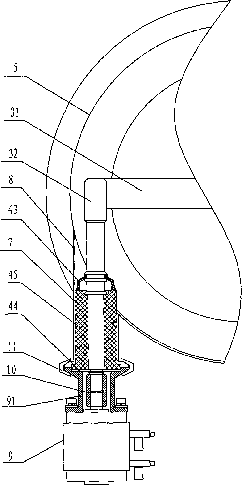 Discharge gate mechanism