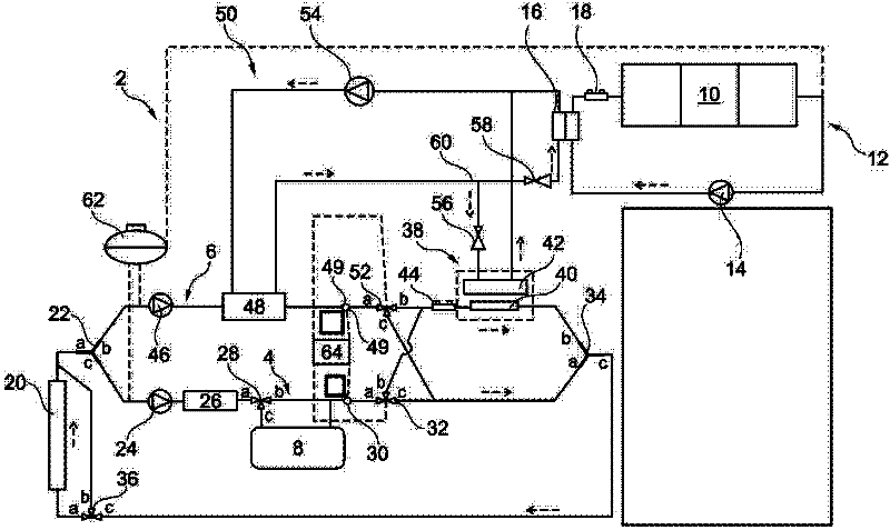 Air-conditioning system for an automobile and method for operating an air-conditioning system of an automobile