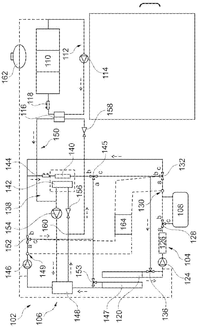 Air-conditioning system for an automobile and method for operating an air-conditioning system of an automobile