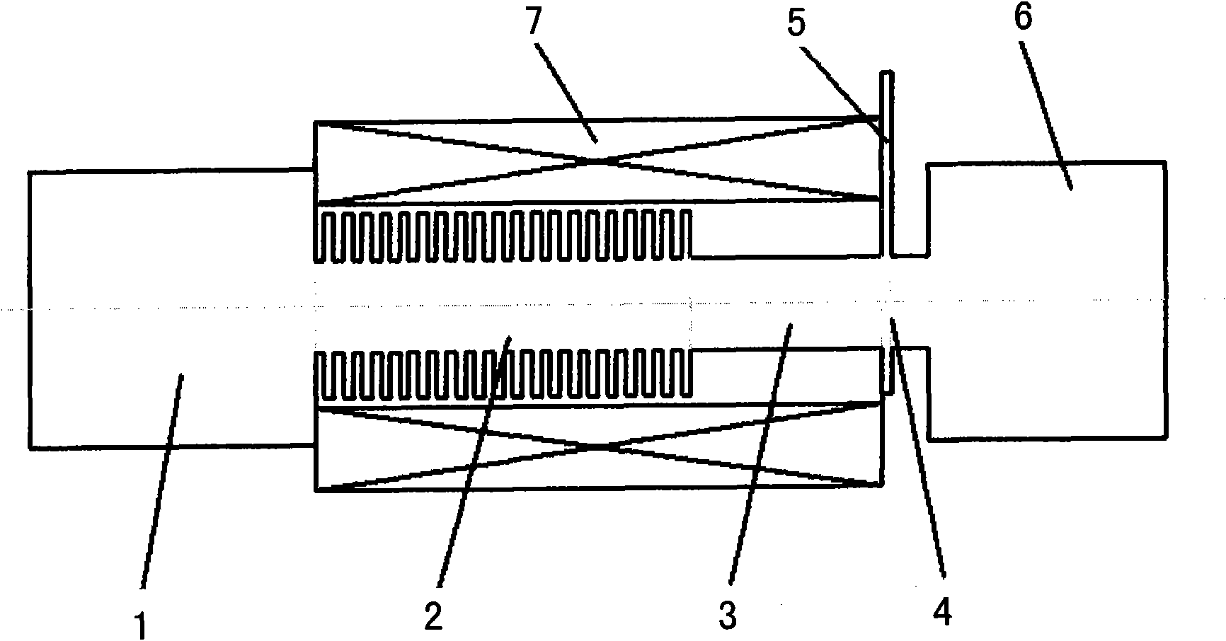Distribution terahertz oscillator