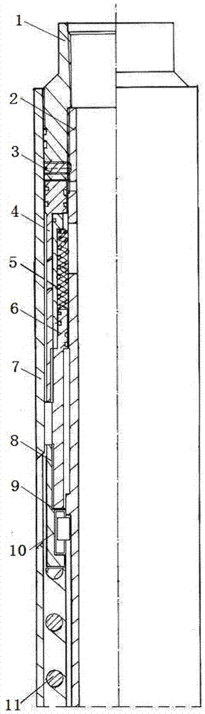 A full-bore hydraulically driven layered fluid injection and fracturing device