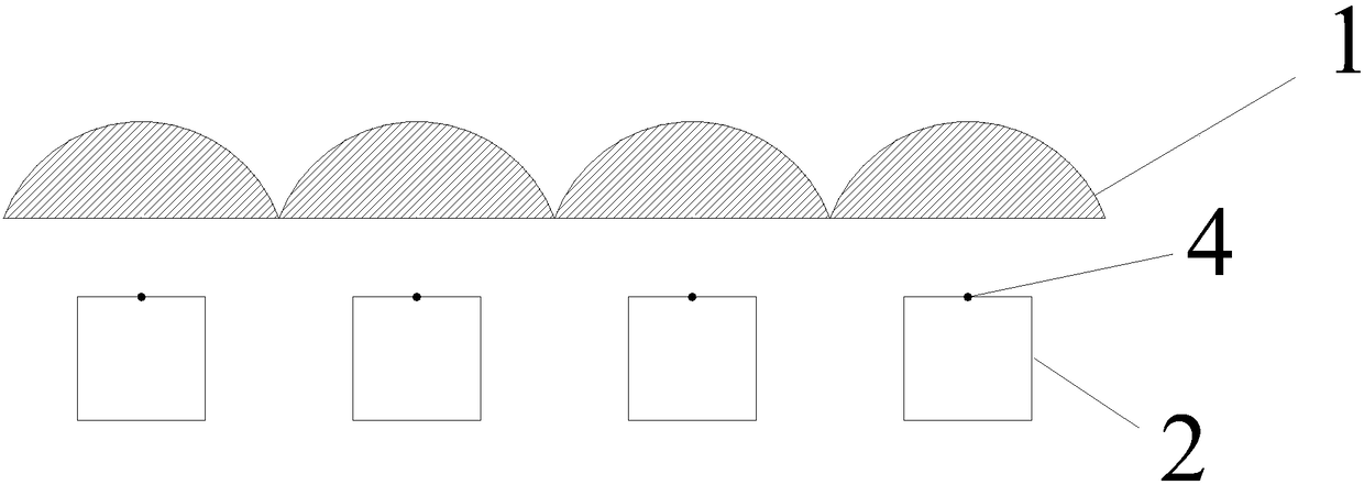 Collimating backlight structure, display device thereof, double-screen display device, and multi-screen display device