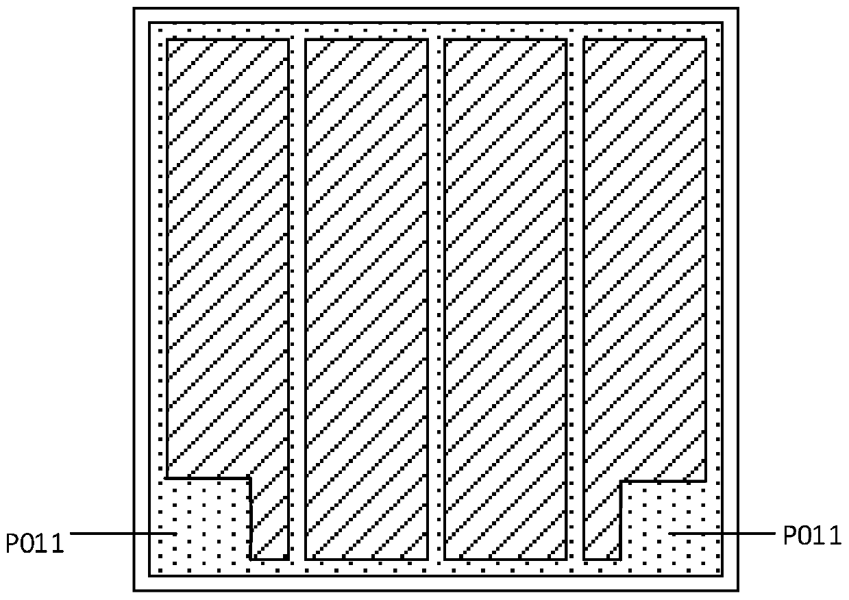 Flip film LED chip structure and preparation method thereof