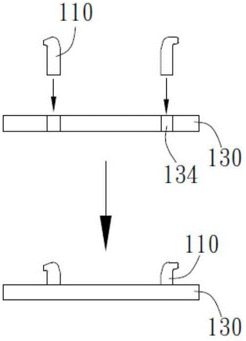 Press key structure
