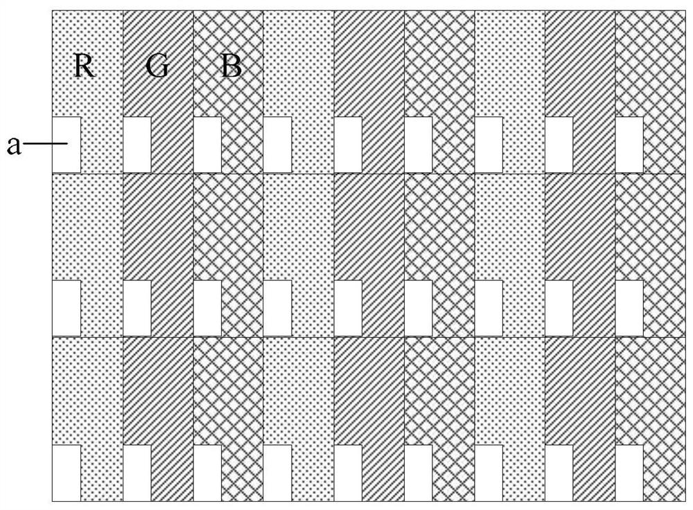 Pixel arrangement structure, pixel driving circuit and display device