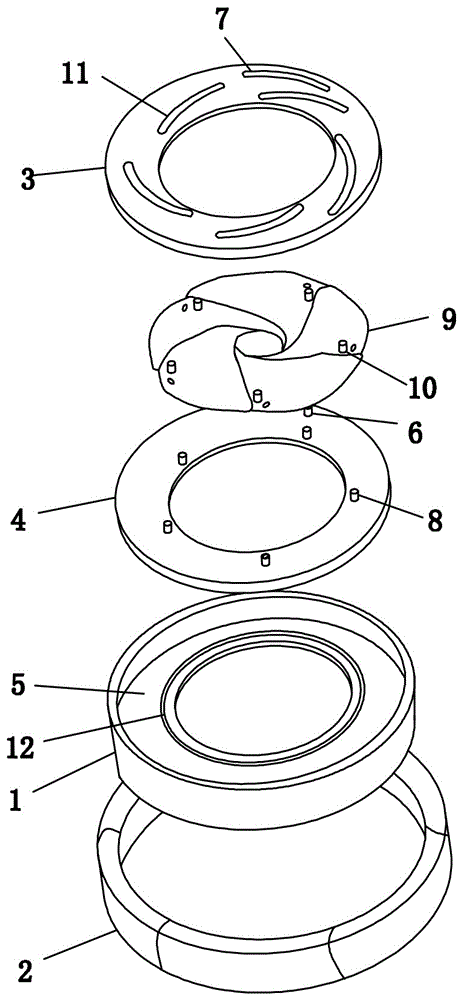 Diameter-changing swimming ring