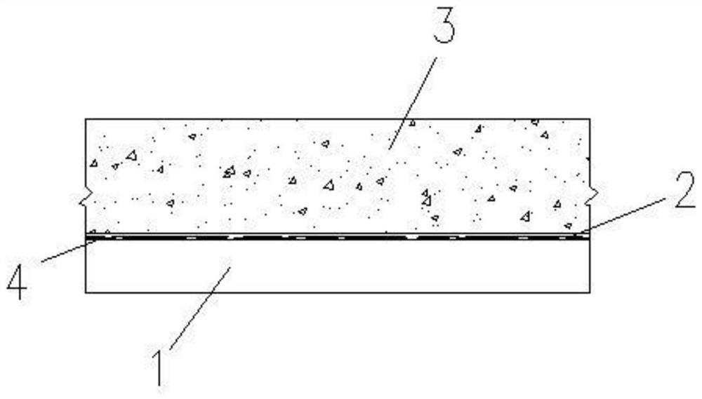 Steel bridge deck high-ductility cement-based composite material paving structure and construction method