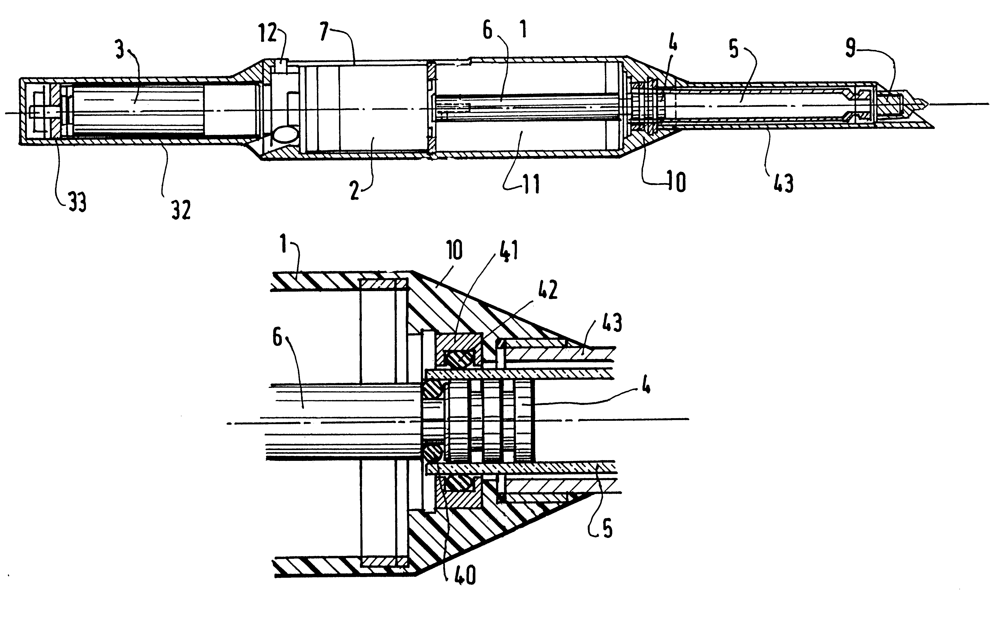 Injector for medical use
