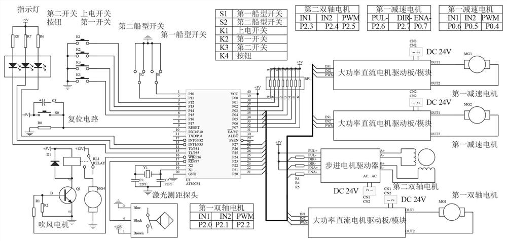 A workpiece intelligent chamfering machine