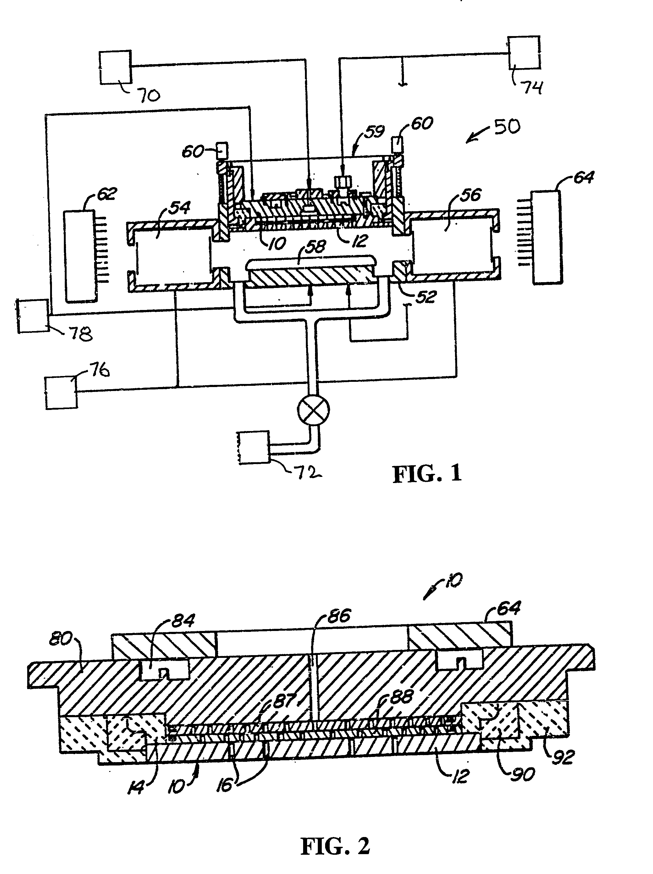 Electrode for plasma processes and method for manufacture and use thereof