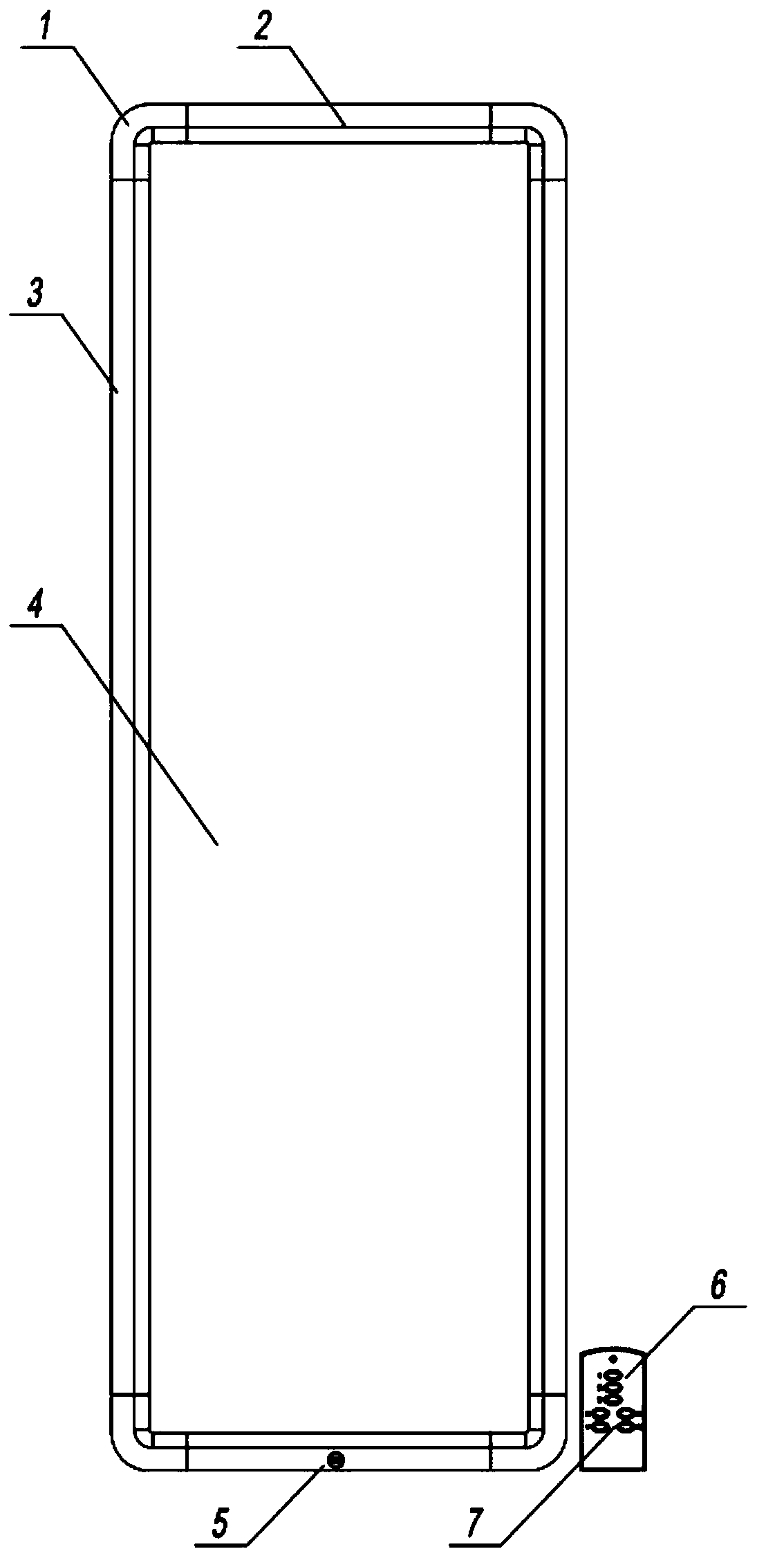 Special visual chart lightbox and application method thereof