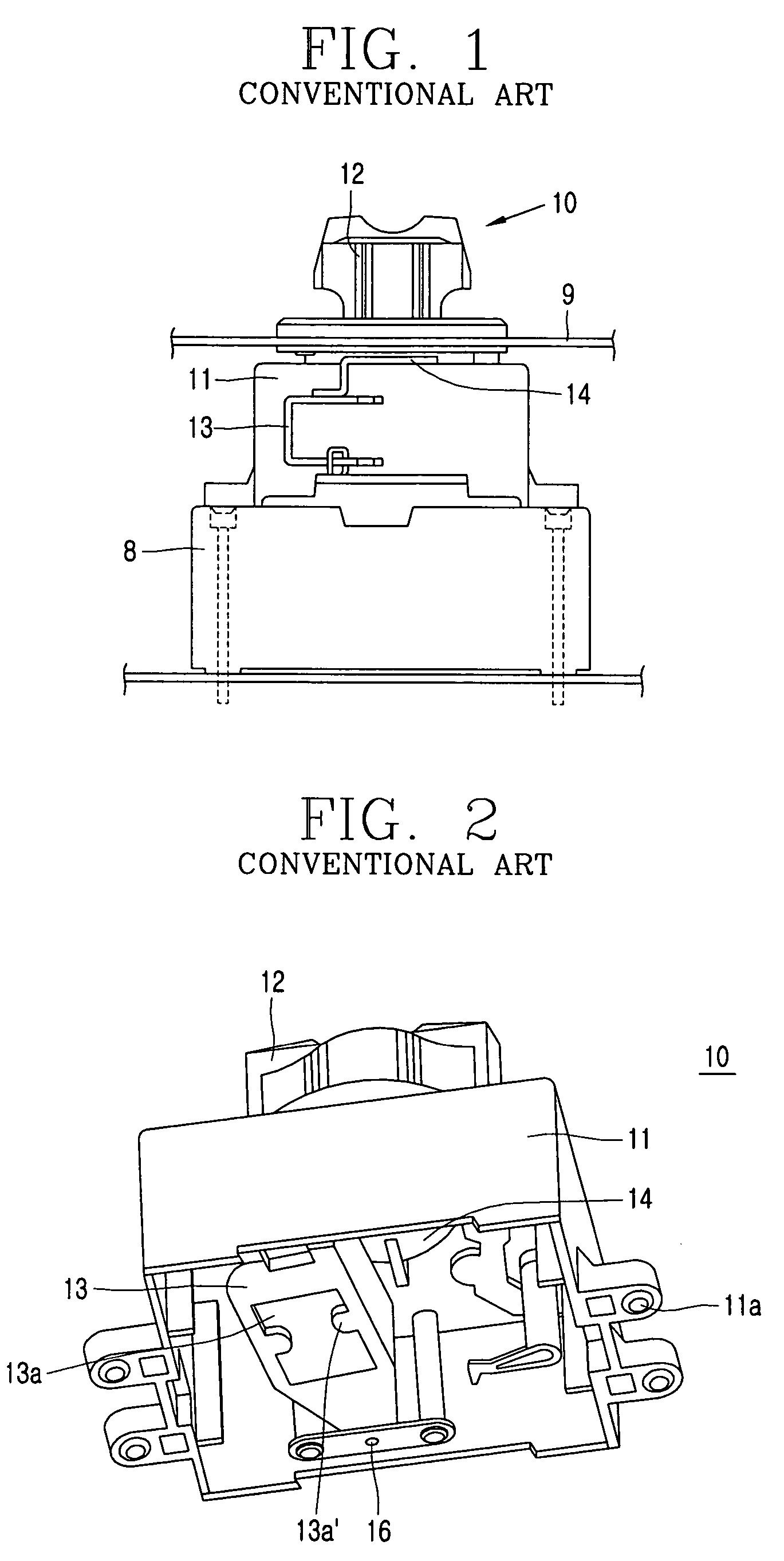 External operating handle mechanism for mold cased circuit breaker