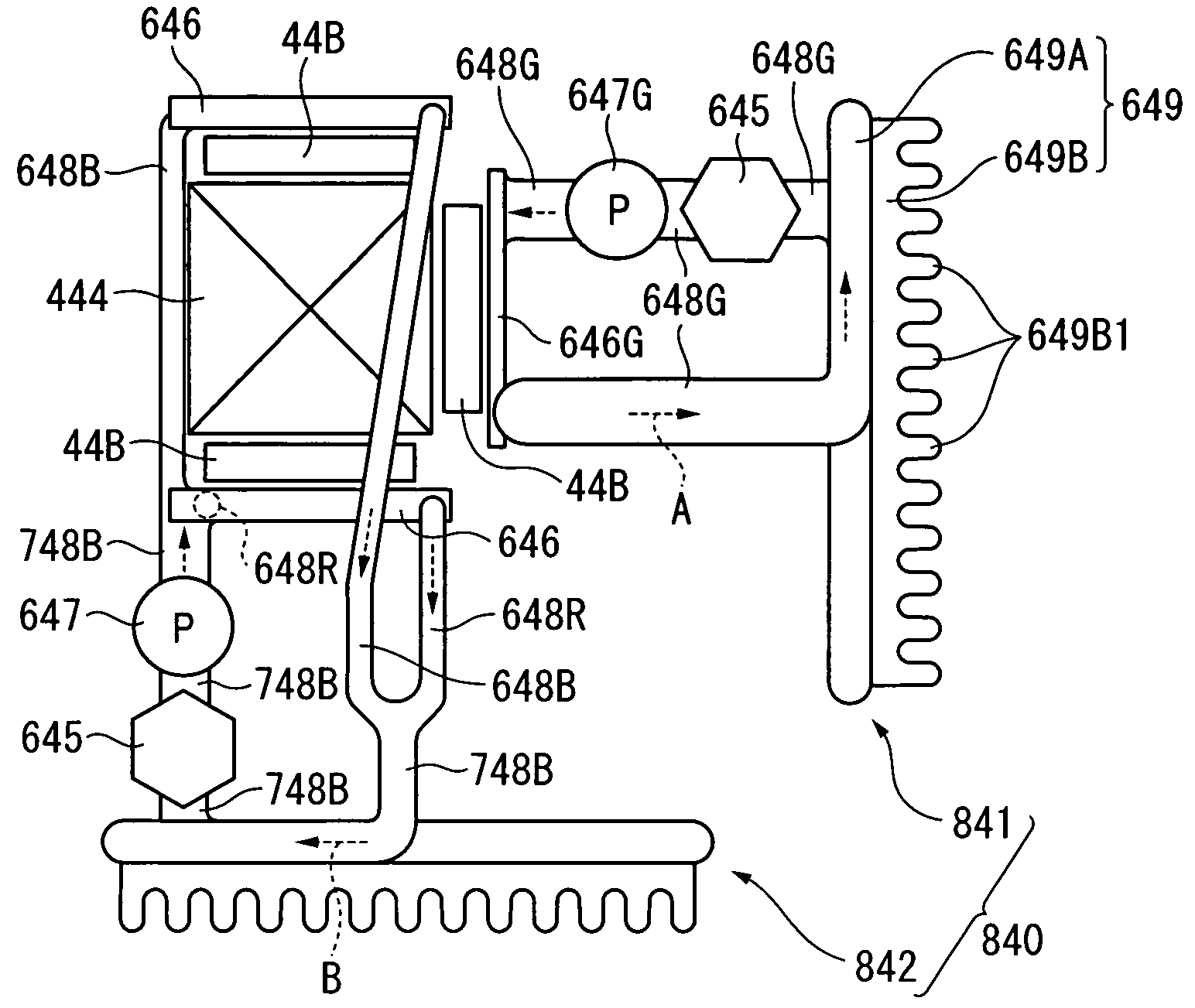 Optical device and projector